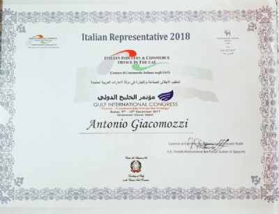 Italian Representative 2018 in the UAE  (DUBAI)